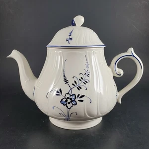 Villeroy & Boch Vieux Luxembourg Teekanne 5 Tassen mit Deckel 7" Porzellan - BITTE LESEN - Bild 1 von 10