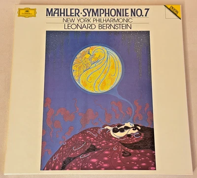MAHLER Symphony No.7 LEONARD BERNSTEIN ED1 DGG DIGITAL 419211-1 2LP Box NM MINT - Image 1 of 3