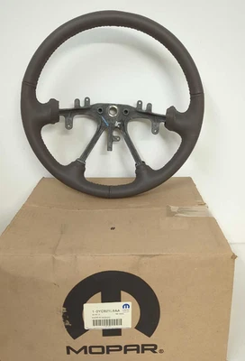 New OEM genuine Leather Steering Wheel 2001-2004 Chrysler 300M Concorde Taupe - Image 1 of 4