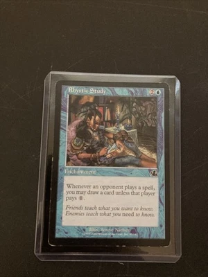 Rhystic Study Prophecy (2000, Near Mint, Light Played, Mtg, Magic The Gathering) - Image 1 of 4