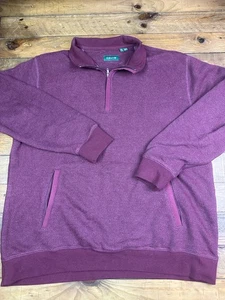 Orvis Jacke Herren XL weinrot Wandern Camp Angeln Jagd Outdoor 1/4 Zip Pullover - Bild 1 von 6