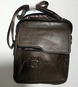 Leather Satchel Shoulder Crossbody Bag - Picture 1 of 3
