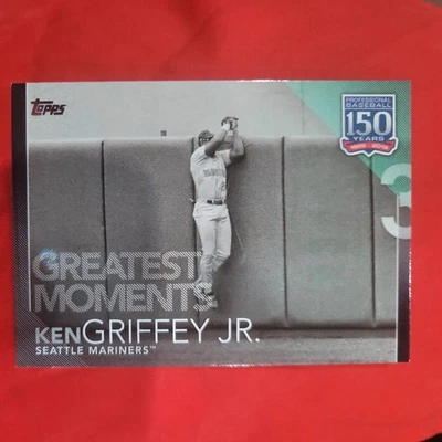 2019 Topps Update Ken Griffey Jr 276/299 Green 150th Anniversary #67 Seattle - Image 1 of 4
