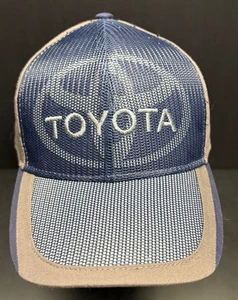 TOYOTA bestickte Mütze blau/grau Netz über Stoff mit verstellbarem Riemen - Bild 1 von 5