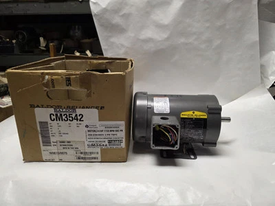 Baldor Cat No. CM3542 3/4 HP 3 PH 1725 RPM. 208-230/460 Electric Motor 56C - Image 1 of 4
