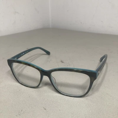 Lacoste Eyeglasses Frame L2723 220 Havana Azure Blue 53-15-140 Square FRAMES - Image 1 of 4