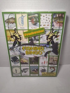 Gioco di bingo pesca d'acqua dolce di Lucy Hammett Games - Made in USA - piccolo strappo posteriore - Foto 1 di 7