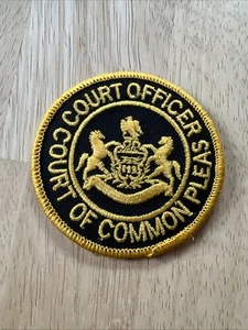 Philadelphia Court Officer Court Of Common Pleas Aufnäher - Bild 1 von 9