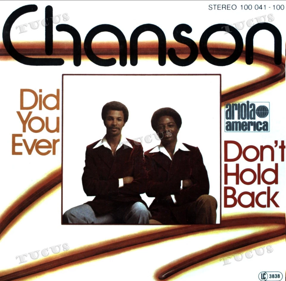 Chanson - Don't Hold Back 7" (VG+/VG+) '* - Image 1 of 1