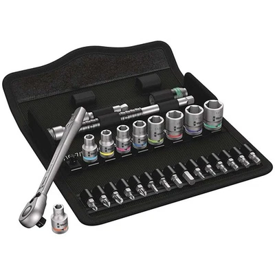 WERA 05004021001 SAE 1/4" Drive Ratchet Set (28 Piece) - Image 1 of 4