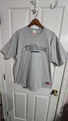 Camiseta De Colección Wilson Pro 5000 Gris Talla XL XLarge Manga Corta Ropa Activa Foto 1 de 4