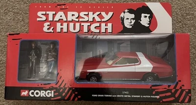 CORGI DIECAST FORD GRAN TORINO WITH STARSKY & HUTCH FIGURES  57402 NEW IN BOX - Image 1 of 4