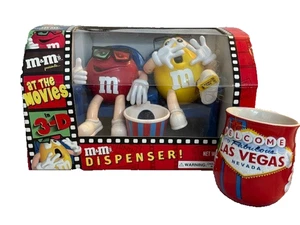 M&Ms At The Movies" Dispenser & Las Vegas Mug     Limited Edition Collectibles - Picture 1 of 14