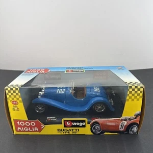 1/24 Bburago Bugatti Type 55 1932 1000 Miglia NEW Diecast w/Original Box - Picture 1 of 7