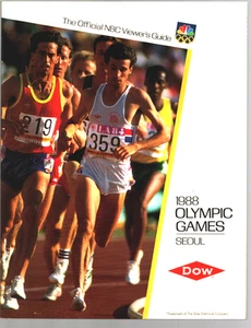 Vintage Viewer's Guide to 1988 Olympic Games Seoul Program-MINT - Picture 1 of 2