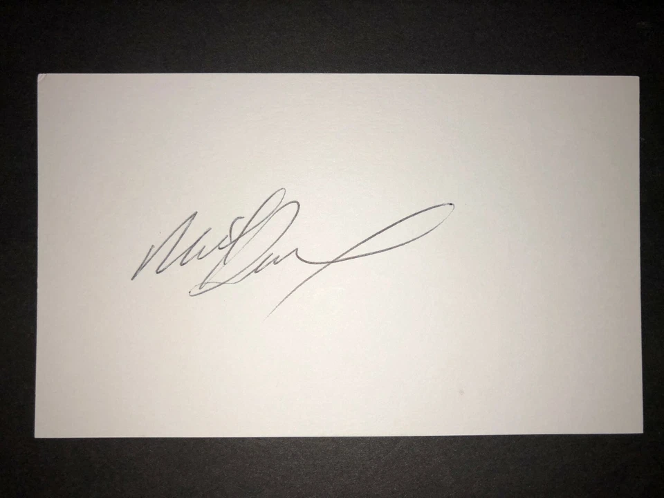 Tarjeta Dodgers 1987: Mike Devereaux, firmada 3x5 Foto 1 de 1