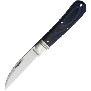 Rough Ryder Wharncliffe Denim Micarta Handle Folding Knife Stainless Stee Blade - Picture 1 of 1