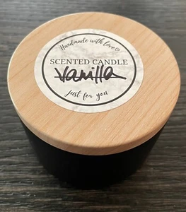 Handmade Candle soy wax, Vanilla Scent, 8oz. FREE SHIPPING - Picture 1 of 3