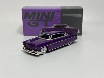 Lincoln Capri Hot Rod 1954 Viola Metallico LHD 1:64 Scala MGT00757L - Immagine 1 di 4