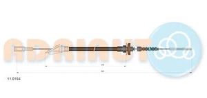 ADRIAUTO 11.0154 Clutch Cable for FIAT - Bild 1 von 3
