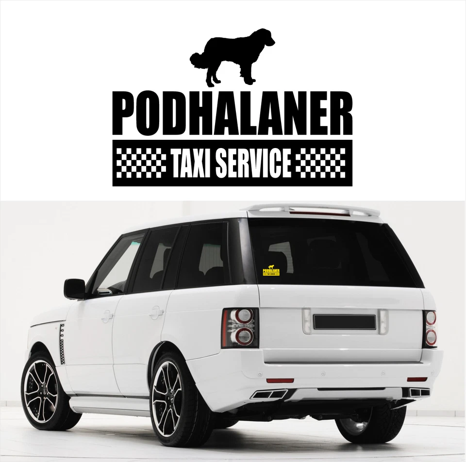 AYC Auto Aufkleber PODHALANER Taxi Service Hunde Hund Hundeaufkleber Siviwonder - Bild 1 von 1
