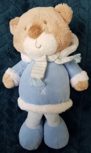 George Asda Max Teddy Bear Soft Toy Blue 24cm - Picture 1 of 14