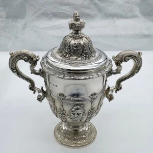 Edward VIII Sterlingsilber Tasse & Abdeckung London 1936 Barnards & Sons Ltd - Picture 1 of 11