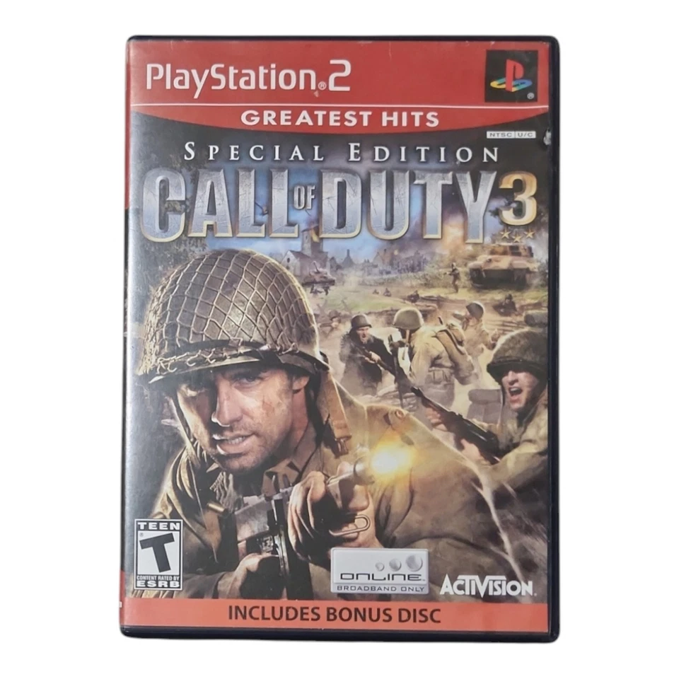 Call of Duty 3 Special Edition Sony PlayStation 2 PS2 - No Bonus Disc Works - Image 1 of 4