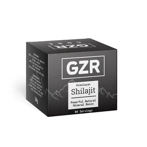 GZR Labs Himalayan Shilajit | Natural Anti-inflammatory and Antioxidant 80 Serv - Picture 1 of 2