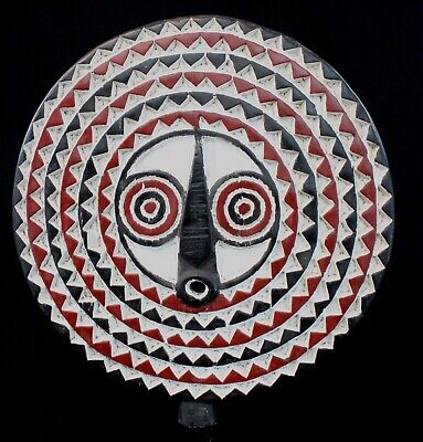 Arte Africano Tribal Sun Mask - Maschera Sole Etnico Bobo Burkina Faso - 44 CMS • 179.57€