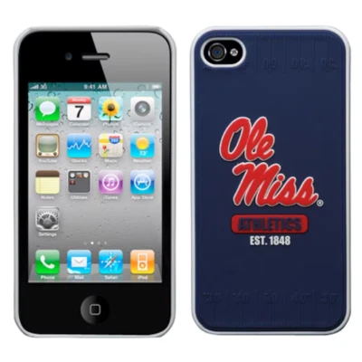 Funda rígida Forever Collectibles Ole Miss Rebels logotipo de gran tamaño iPhone 4 Foto 1 de 4