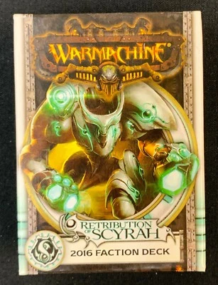 Privateer Press Warmachine 2016 Faction Deck Retribution of Scyrah sellado Foto 1 de 4