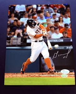 Jose Altuve Houston Astros Signed Autographed 8x10 Photo JSA - Picture 1 of 3