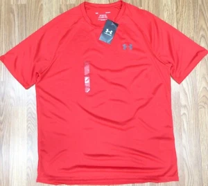 NEW! UNDER ARMOUR TECH TEE RED T-SHIRT Sz LARGE, L - Picture 1 of 5