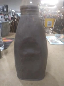 Vintage Carbide Fuel Can Tin Metal Screw Cap Miner Lamp 7 inch Bottle - Picture 1 of 9