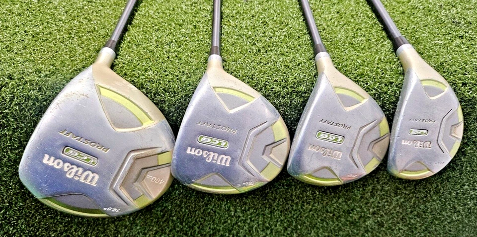 Wilson ProStaff LCG Conjunto de Madeira D, 3, 5, 4H / RH / Feminino / NOVAS EMPUNHADURAS / jd6236 - Imagem 1 de 4