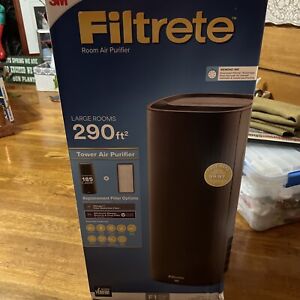Filtrete By 3M Room Air Purifier, Large Room Tower, 290 Sq Ft Coverage, Black,