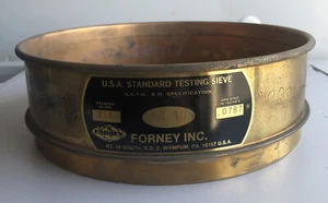 Forney No. 10; 2 mm/0,0787" USA Standard Prüfsieb - Bild 1 von 5
