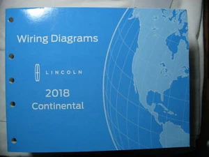 2018 Lincoln Continental Wiring Diagrams OEM Manual service repair FREE Ship - Picture 1 of 2