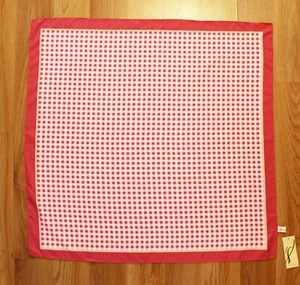 Nueva Colección XIIX Gingham Cuadrado Bandana Bufanda Nueva con Etiquetas #CE81 - Imagen 1 de 1