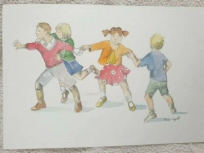 Acuarela original Rosie Lippett Foto 1 de 4