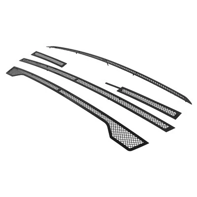 For 2019-2021 GMC Sierra 1500 SLE Main Upper Stainless Black Mesh Grille Insert - Image 1 of 3