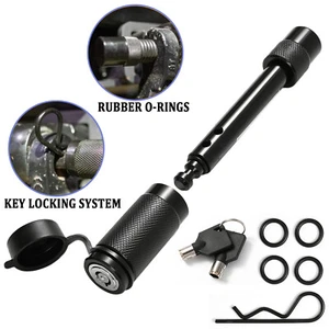 Anti-Theft Upgrade 5/8 in Hitch Pin Lock 2 Keys Cover Truck Tow Receiver Trailer - Picture 1 of 8