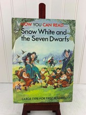 SNOW WHITE ~Vintage Children's Reader Now You Can Read Fairy Tale Book 1985 📚👍