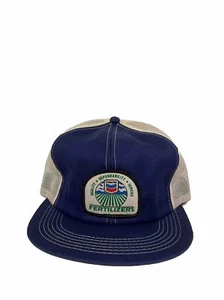De colección 80’s K Products Chevron Fertilizantes Parche Azul Snapback Camionero Sombrero - Imagen 1 de 9