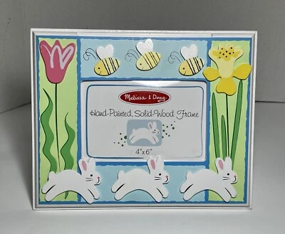 Marco Bunnies & Bees 4x6 para habitación infantil #3126 de Melissa & Doug Foto 1 de 4