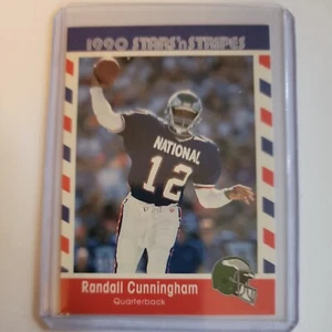 1990 Stars'N Stripes Randall Cunningham #42 - Philadelphia Eagles GREAT CARD! 🦅 - Picture 1 of 2