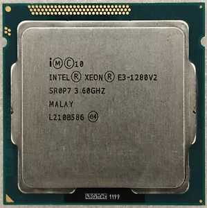 Intel Xeon E3-1280 V2 LGA-1155 CPU Processor 1280V2 SR0P7 3.60GHz Quad-Core 69W - Picture 1 of 2