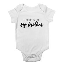 Promoted to Big Brother Boys Baby Grow Vest Bodysuit