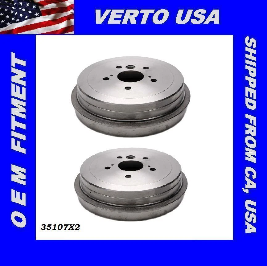 Задние тормозные барабаны для Toyota Camry 2002 2003 2004 2005 2006, 35107X2 - Изображение 1 из 1